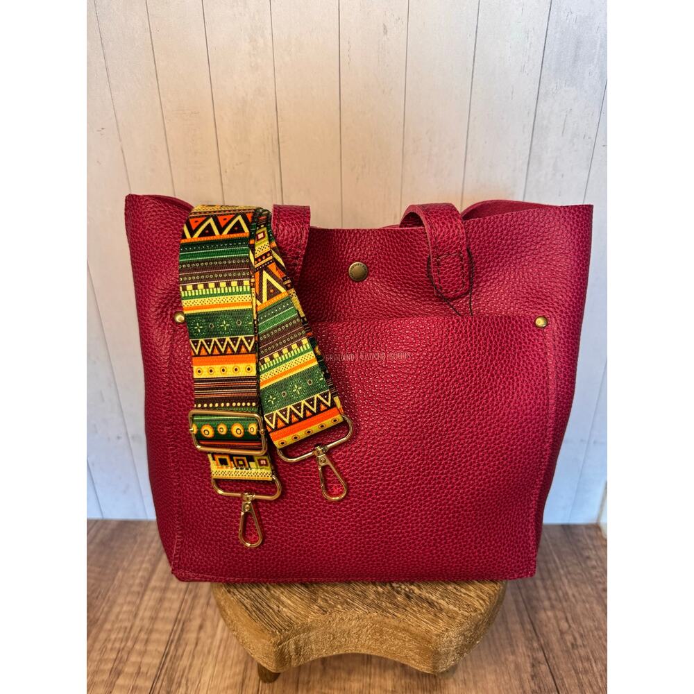 Green Orange Brown Boho Purse Strap Crossbody Bag Strap Colorful Purse Strap